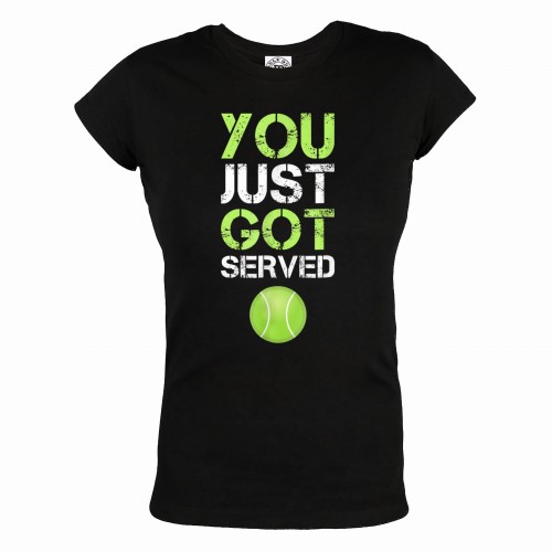 DAMSKA KOSZULKA TENIS AUSTRALIAN OPEN PIŁECZKA YOU JUST GOT SERVED 1