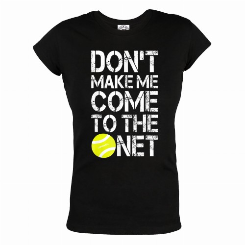 DAMSKA KOSZULKA TENIS PIŁECZKA AUSTRALIAN OPEN DON'T MAKE ME COME TO THE NET 1