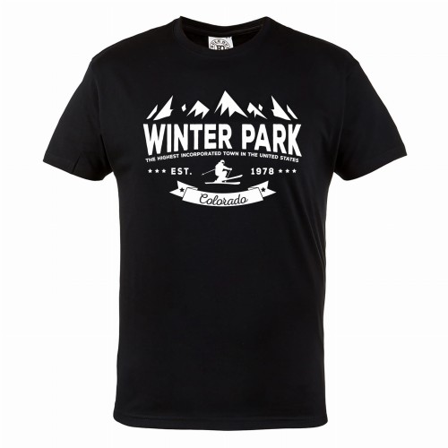 MĘSKA KOSZULKA NARTY SKI NARCIARZ GÓRY WINTER PARK COLORADO 1