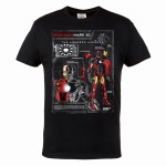 MĘSKA KOSZULKA FILMOWA MARVEL AVENGERS IRON MAN TONY STARK THE ARMORED AVENGER