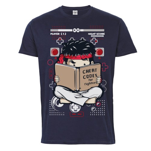 KOSZULKA GAMINGOWA DLA GRACZA CHEAT CODES FOR FIGHTERS 