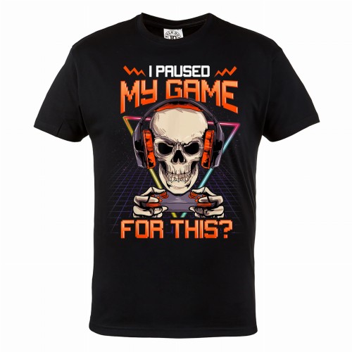 KOSZULKA GAMINGOWA DLA GRACZA CZACHA I PAUSED MY GAME FOR THIS 1