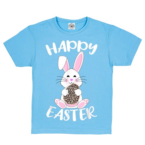 DZIECIĘCA KOSZULKA ŚWIĄTECZNA WIELKANOC HAPPY EASTER KRÓLICZKEK  53 1