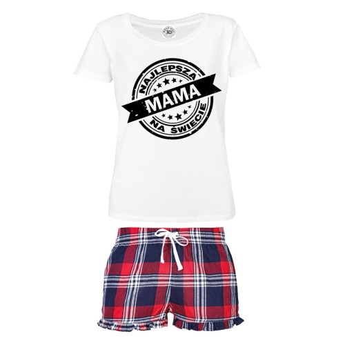 DAMSKA PIŻAMA PREZENT NA DZIEŃ MAMY NAJLEPSZA MAMA NA ŚWIECIE