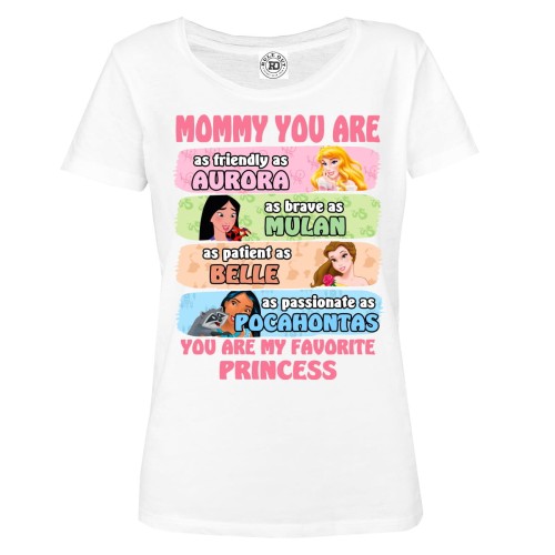 DAMSKA PIŻAMA PREZENT NA DZIEŃ MAMY  MAMA ULUBIONA KSIĘŻNICZKA 2