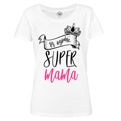 DAMSKA PIŻAMA PREZENT NA DZIEŃ MAMY  SUPER MAMA 2