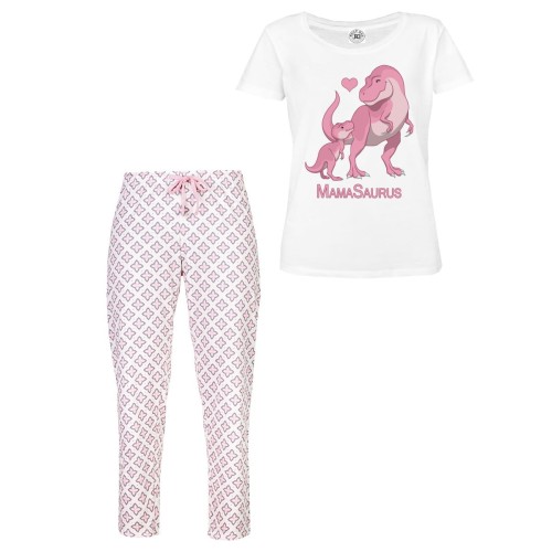 DAMSKA PIŻAMA PREZENT NA DZIEŃ MAMY  MAMASAURUS DINOZAUR 1