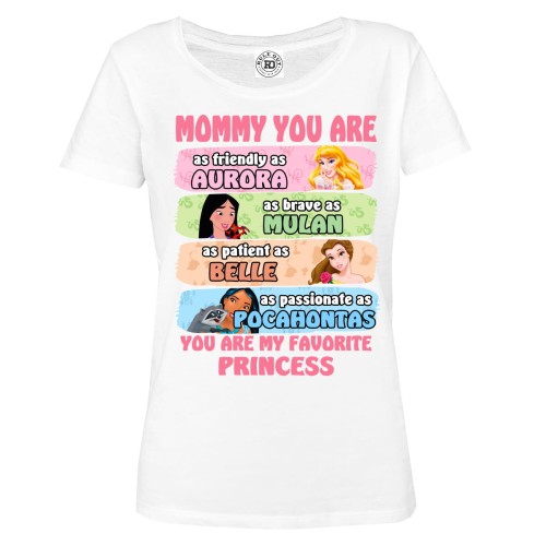 DAMSKA PIŻAMA PREZENT NA DZIEŃ MAMY  MAMA ULUBIONA KSIĘŻNICZKA 2