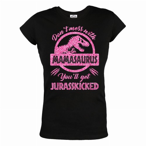 KOSZULKA DAMSKA PREZENT NA DZIEŃ MAMY MAMASAURUS JURASSKICKED