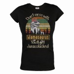 KOSZULKA DAMSKA PREZENT NA DZIEŃ MAMY MAMASAURUS JURASSKICKED