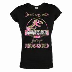 KOSZULKA DAMSKA PREZENT NA DZIEŃ MAMY MAMASAURUS JURASSKICKED