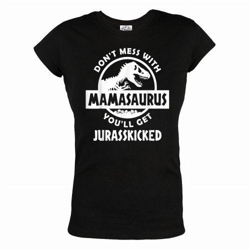 KOSZULKA DAMSKA PREZENT NA DZIEŃ MAMY MAMASAURUS JURASSKICKED