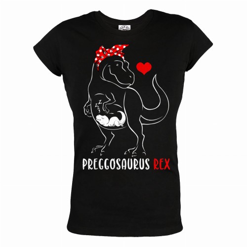 KOSZULKA DAMSKA PREZENT NA DZIEŃ MAMY PREGGOSAURUS REX