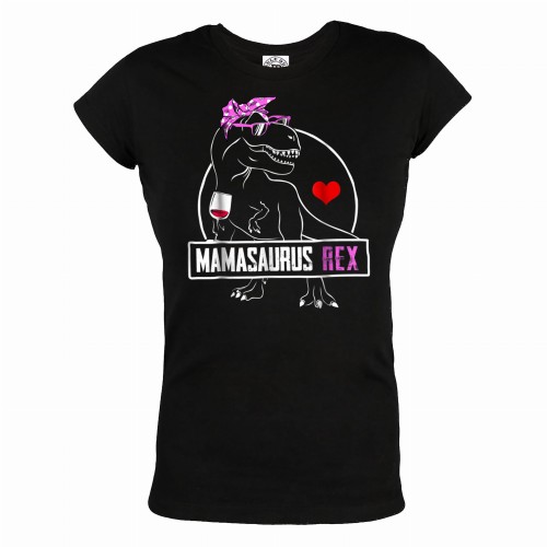 KOSZULKA DAMSKA PREZENT NA DZIEŃ MAMY MAMASAURUS REX 1