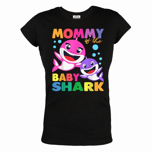 KOSZULKA DAMSKA PREZENT NA DZIEŃ MAMY MOMMY BABY SHARK