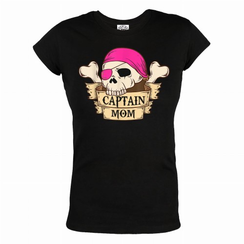 KOSZULKA DAMSKA PREZENT NA DZIEŃ MAMY KAPITAN MAMA PIRAT