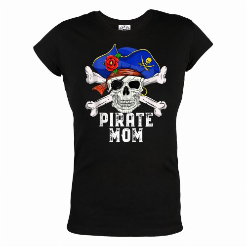 KOSZULKA DAMSKA PREZENT NA DZIEŃ MAMY KAPITAN MAMA PIRAT 1