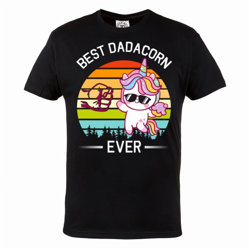 KOSZULKA PREZENT NA DZIEŃ OJCA TATA BEST DADACORN EVER UNICORN 1