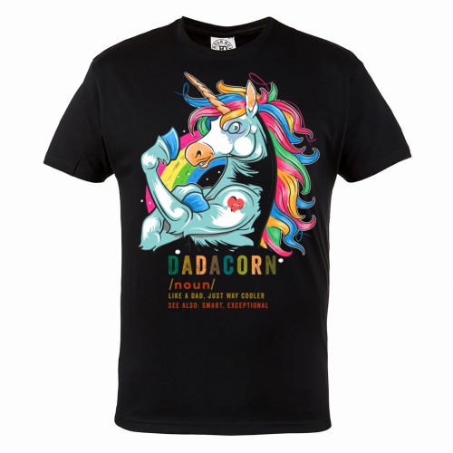 KOSZULKA PREZENT NA DZIEŃ OJCA TATA DADACORN UNICORN 1
