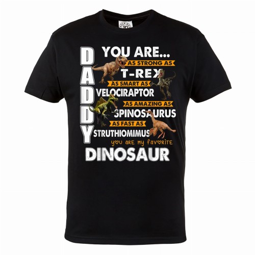 KOSZULKA PREZENT NA DZIEŃ OJCA NAJLEPSZY TATA DADDY DINOSAUR 1