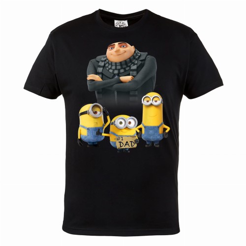 KOSZULKA PREZENT NA DZIEŃ OJCA NAJLEPSZY TATA MINIONKI GRU 