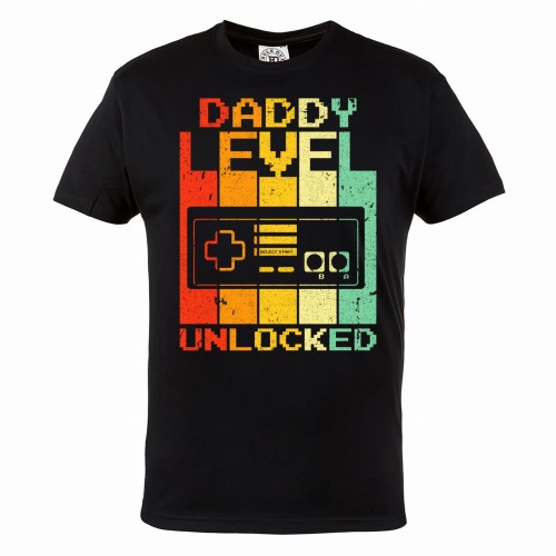 KOSZULKA PREZENT NA DZIEŃ OJCA TATA DADDY LEVEL UNLOCKED