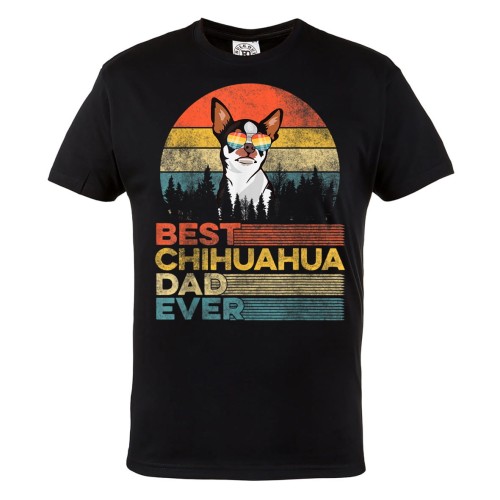 KOSZULKA PREZENT NA DZIEŃ OJCA NAJLEPSZY TATA CHIHUAHUA DAD EVER
