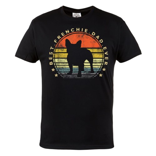 KOSZULKA PREZENT NA DZIEŃ OJCA NAJLEPSZY TATA BEST FRENCHIE DAD EVER 1