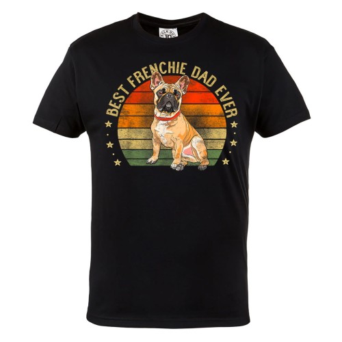 KOSZULKA PREZENT NA DZIEŃ OJCA NAJLEPSZY TATA BEST FRENCHIE DAD EVER 1