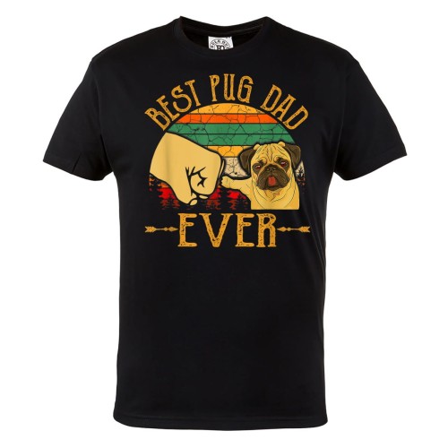 KOSZULKA PREZENT NA DZIEŃ OJCA NAJLEPSZY TATA BEST PUG DAD EVER