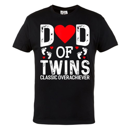 KOSZULKA PREZENT NA DZIEŃ OJCA TATA BLIŹNIAKÓW CLASSIC OVERACHIEVER 1