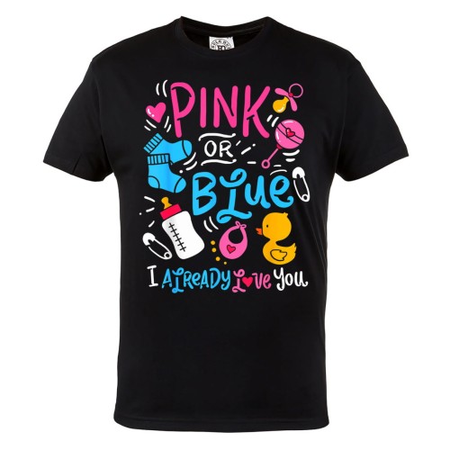 KOSZULKA PREZENT NA DZIEŃ OJCA PRZYSZŁY TATA PINK OR BLUE