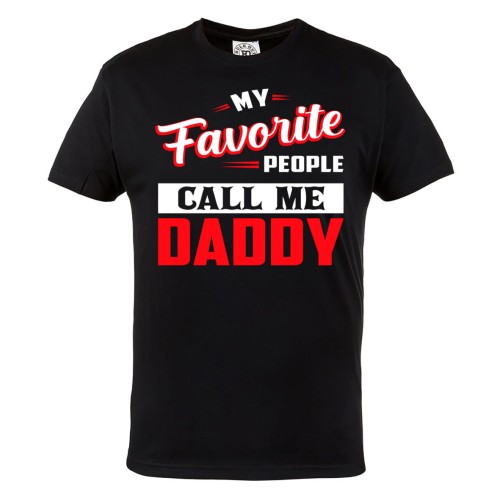 KOSZULKA PREZENT NA DZIEŃ OJCA TATA MY FAVORITE PEOPLE CALL ME DADDY 1