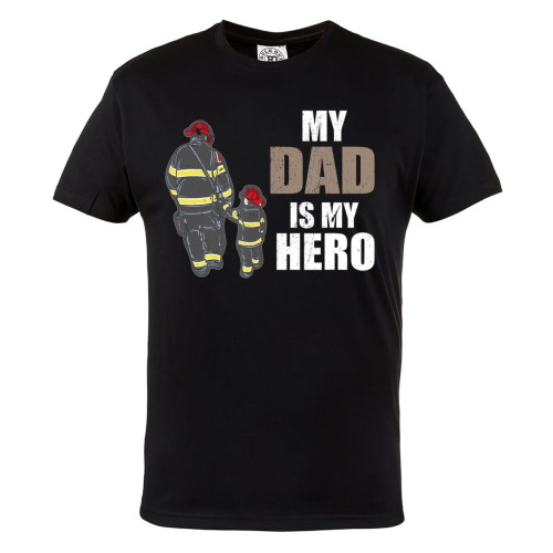 KOSZULKA PREZENT NA DZIEŃ OJCA TATA STRAŻAK MY DAD IS MY HERO