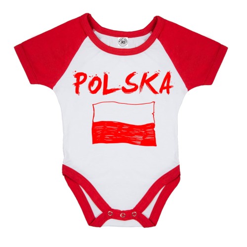 BODY DLA KIBICA REPREZENTACJI POLSKI POLSKA FLAGA 1