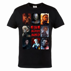 MĘSKA KOSZULKA Z NADRUKIEM HALLOWEEN FILMOWA HORROR THE BLOODY BUNCH