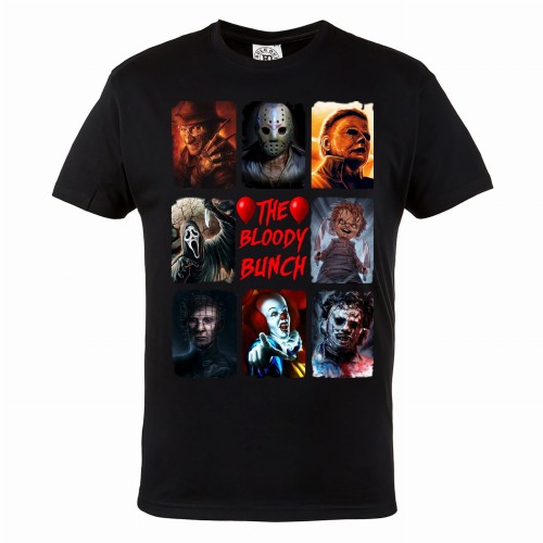 MĘSKA KOSZULKA Z NADRUKIEM HALLOWEEN FILMOWA HORROR THE BLOODY BUNCH 1