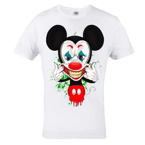 MĘSKA KOSZULKA Z NADRUKIEM HALLOWEEN HORROR MICKEY MOUSE MYSZKA MIKI