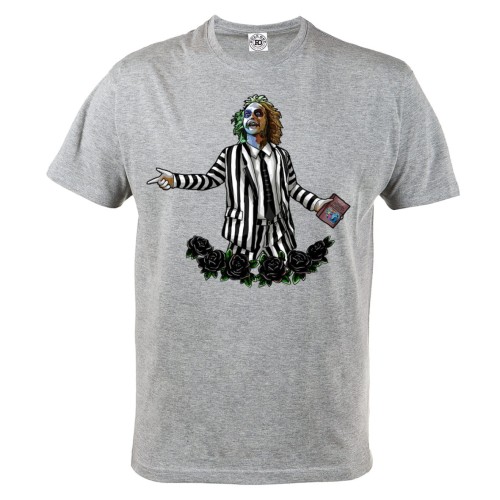 MĘSKA KOSZULKA Z NADRUKIEM FILMOWA HALLOWEEN HORROR BEETLEJUICE