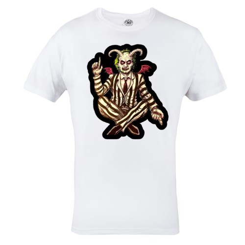 MĘSKA KOSZULKA Z NADRUKIEM FILMOWA HALLOWEEN HORROR BEETLEJUICE 1