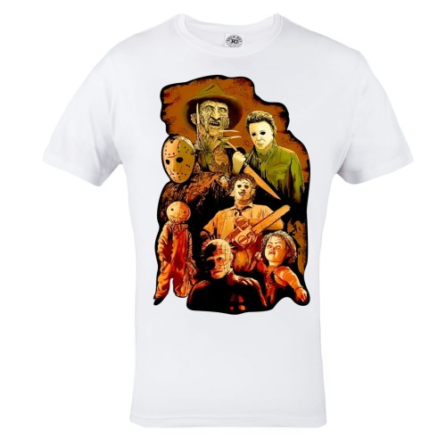 MĘSKA KOSZULKA Z NADRUKIEM FILMOWA HALLOWEEN HORROR