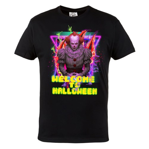 MĘSKA KOSZULKA Z NADRUKIEM FILMOWA HORROR WELCOME TO HALLOWEEN 1