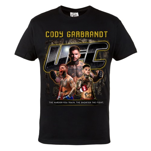 KOSZULKA CODY GARBRANDT UFC THE HARDER YOU TRAIN, THE SHORTER THE FIGHT 