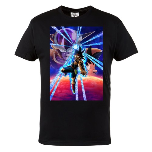 DRAGON BALL Z MĘSKA KOSZULKA Z NADRUKIEM GOKU KAMEHAMEHA 1