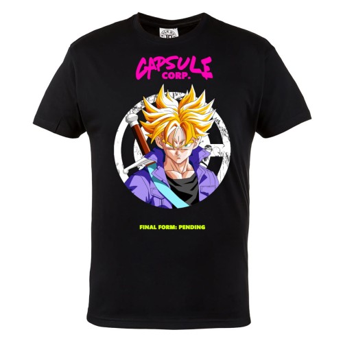 DRAGON BALL MĘSKA KOSZULKA Z NADRUKIEM CAPSULE CORP