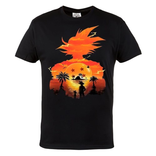 DRAGON BALL MĘSKA KOSZULKA Z NADRUKIEM GOKU GOHAN 1