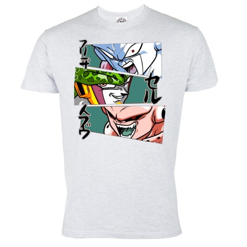 DRAGON BALL MĘSKA KOSZULKA Z NADRUKIEM FREEZER MAJIN BU