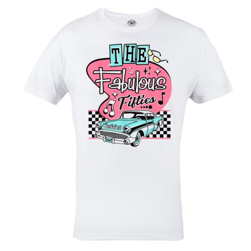 KOSZULKA MĘSKA ROCK'N'ROLL THE FABULOUS FIFTIES