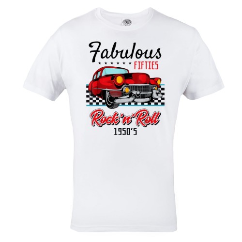 KOSZULKA MĘSKA ROCK'N'ROLL THE FABULOUS FIFTIES 1950
