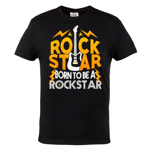 KOSZULKA MĘSKA BORN TO BE A ROCKSTAR 1